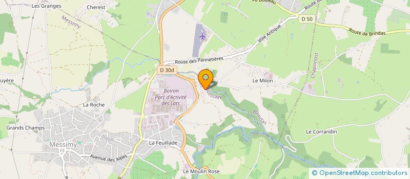 localisation de l'entreprise SD CONSEILS  MESSIMY