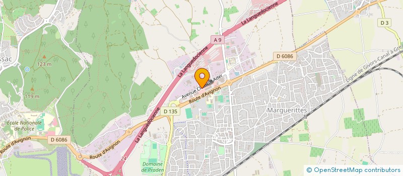 localisation de l'entreprise SD CONSTRUCTION  MARGUERITTES