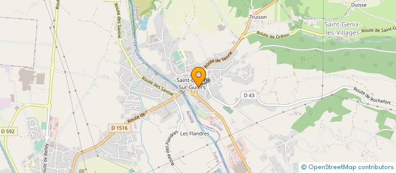 localisation de l'entreprise SD CONSULTING à SAINT-GENIX-LES-VILLAGES