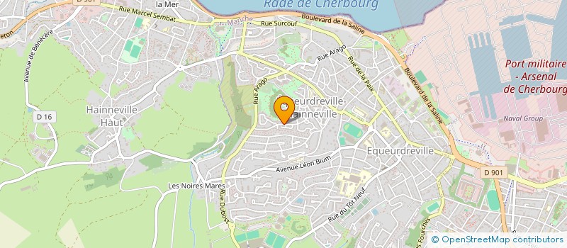 localisation de l'entreprise SD COTENTIN à CHERBOURG-EN-COTENTIN