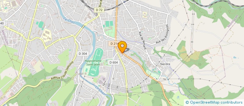 localisation de l'entreprise SD&CP à MONTLUCON