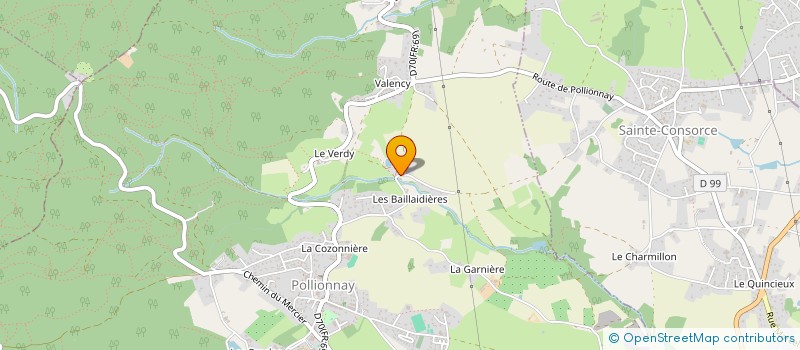 localisation de l'entreprise SD DEV  CRAPONNE