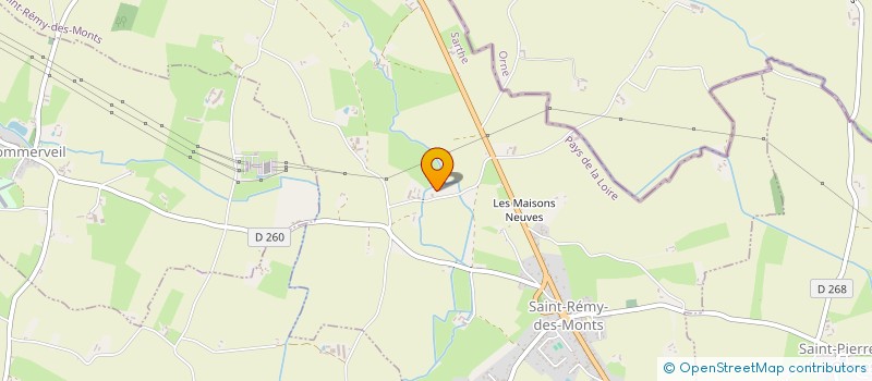 localisation de l'entreprise SD DU VAIRAIS  SAINT REMY DES MONTS