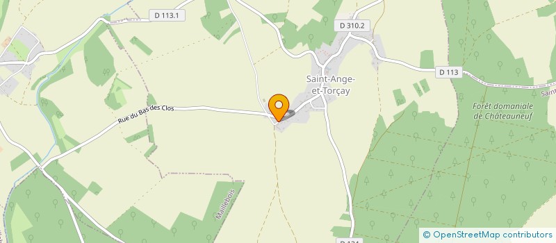 localisation de l'entreprise SD ELEC à SAINT-ANGE-ET-TORCAY