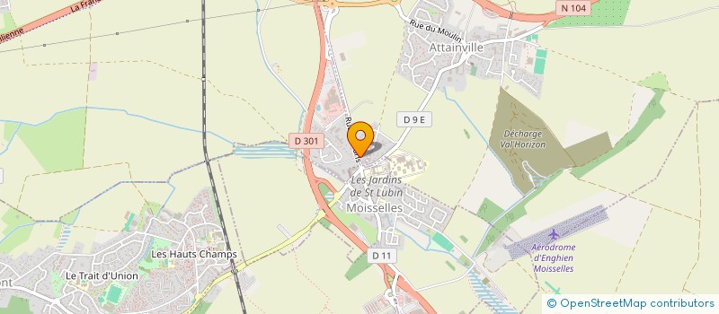 localisation de l'entreprise SD ELEC à MOISSELLES