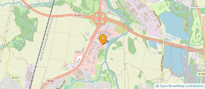 localisation de l'entreprise SD ETOILE  FEGERSHEIM