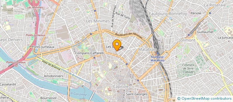 localisation de l'entreprise SD EXPRESS  TOULOUSE