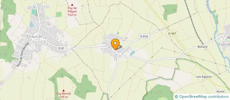 localisation de l'entreprise SD FINITIONS  CHAS