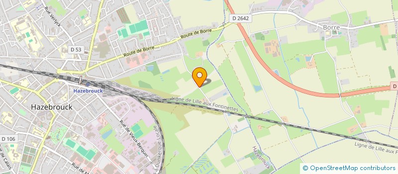 localisation de l'entreprise SD FLANDRES IMMO  HAZEBROUCK