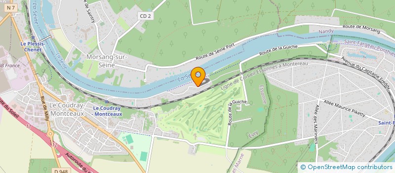 localisation de l'entreprise SD-FR01  LE COUDRAY-MONTCEAUX