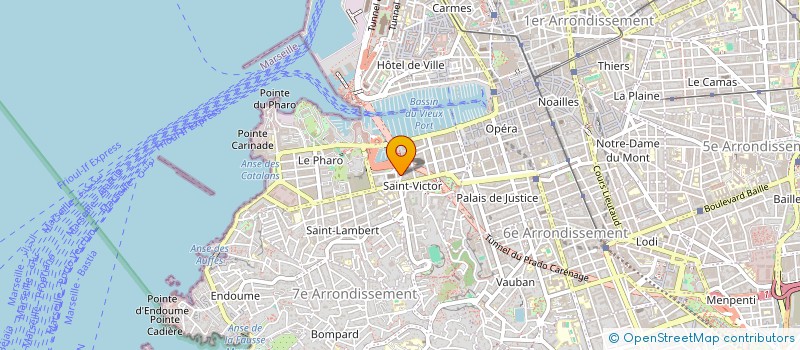 localisation de l'entreprise SD FRANCE à MARSEILLE