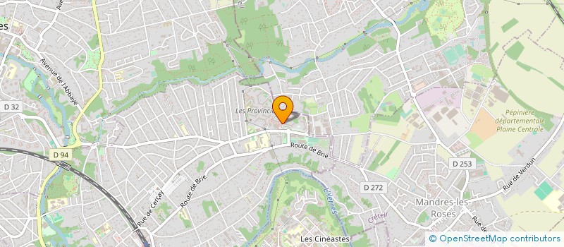 localisation de l'entreprise SD FRIGOTHERM  BRUNOY