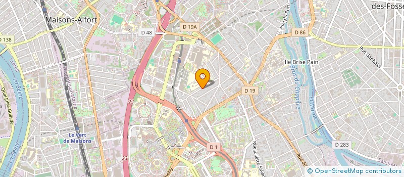 localisation de l'entreprise SD GESTION à CRETEIL