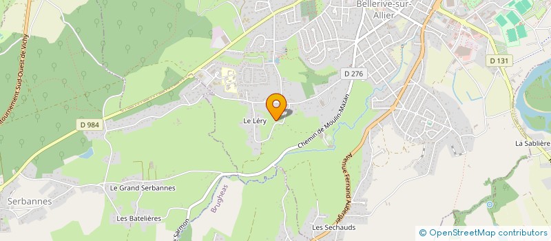 localisation de l'entreprise SD GESTION  BELLERIVE-SUR-ALLIER