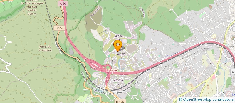 localisation de l'entreprise SD GROUPE  LA CIOTAT