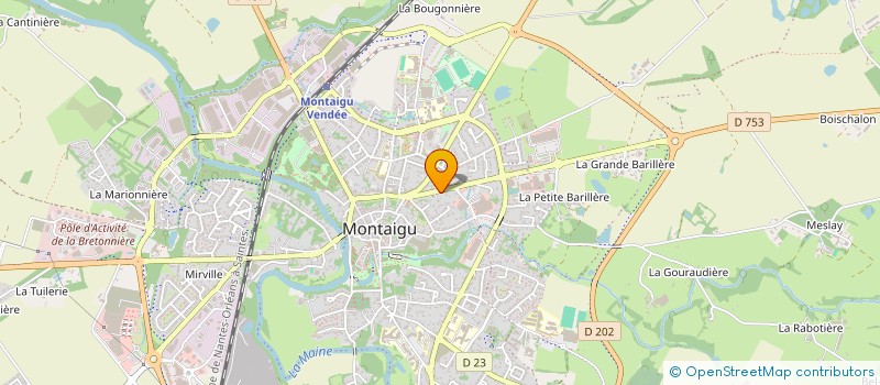 localisation de l'entreprise SD HOLDING  MONTAIGU-VENDEE