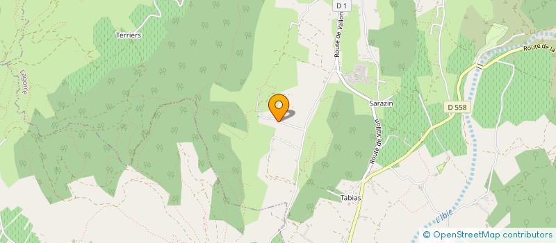 localisation de l'entreprise SD HOLDING  LAGORCE