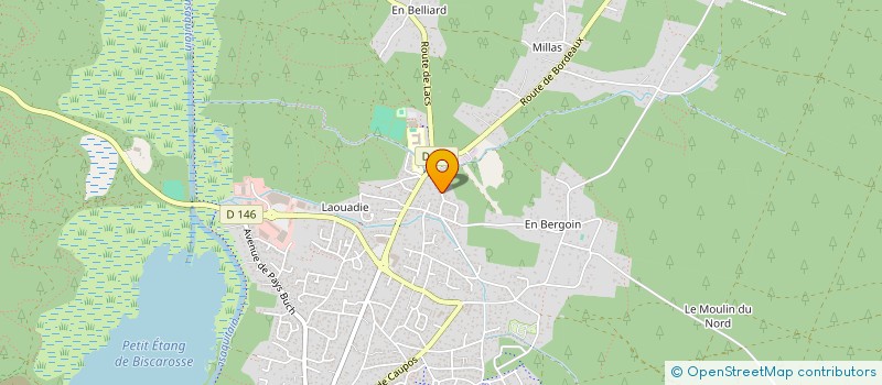 localisation de l'entreprise SD HOLDING  BISCARROSSE