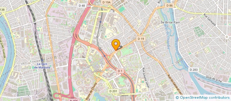 localisation de l'entreprise SD HOLDINGS  CHENNEVIERES-SUR-MARNE