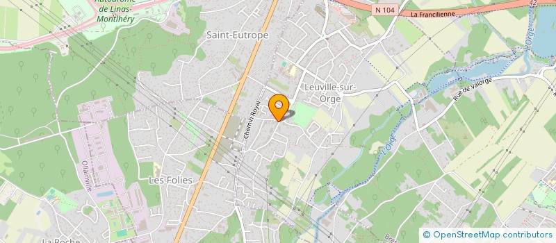 localisation de l'entreprise SD HOME à LEUVILLE-SUR-ORGE