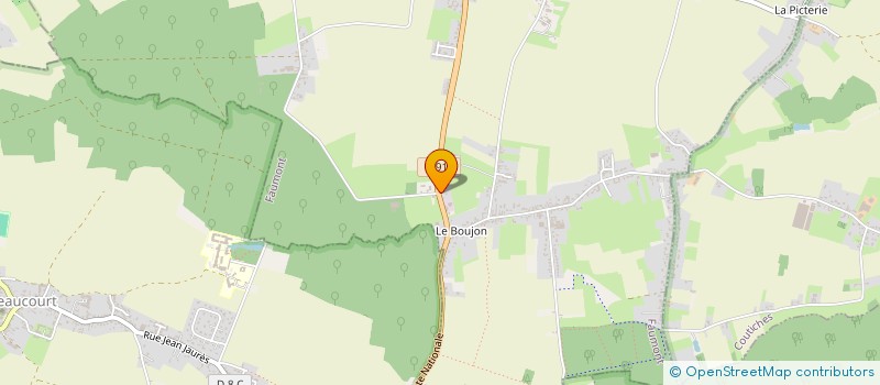 localisation de l'entreprise SD HOME  FAUMONT