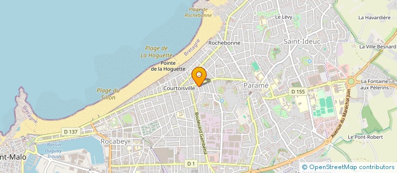 localisation de l'entreprise SD IMMO  SAINT-MALO