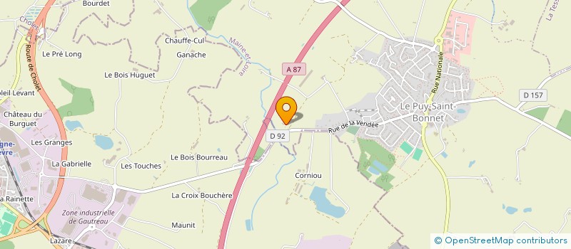 localisation de l'entreprise SD IMMO à CHOLET