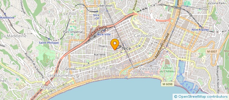 localisation de l'entreprise SD IMMO à NICE