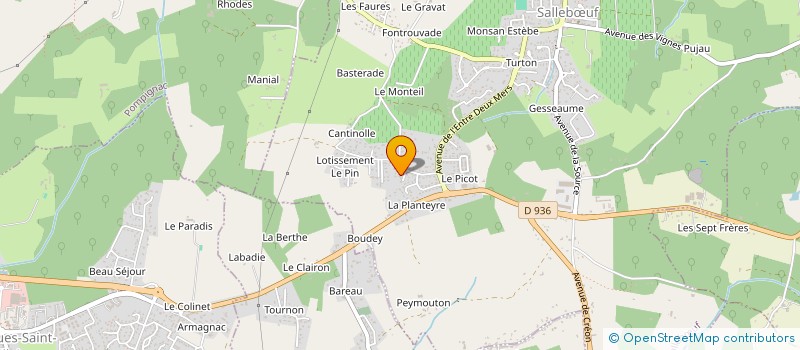 localisation de l'entreprise SD IMMO  SALLEBUF