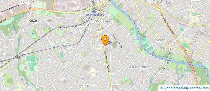 localisation de l'entreprise SD IMMO  REZE