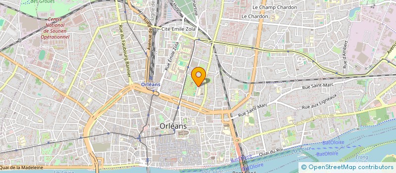 localisation de l'entreprise SD IMMOBILIER à ORLEANS