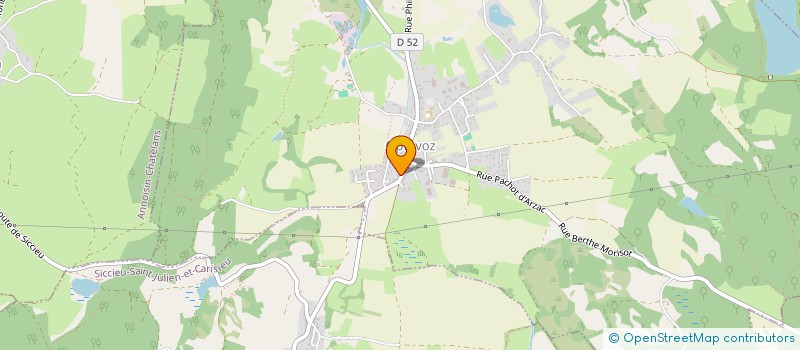 localisation de l'entreprise SD IMMOBILIER  OPTEVOZ