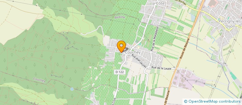 localisation de l'entreprise SD INVEST  COUCHEY