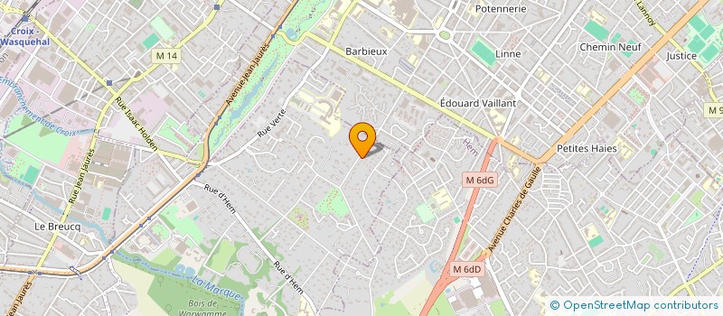 localisation de l'entreprise SD INVEST à CROIX