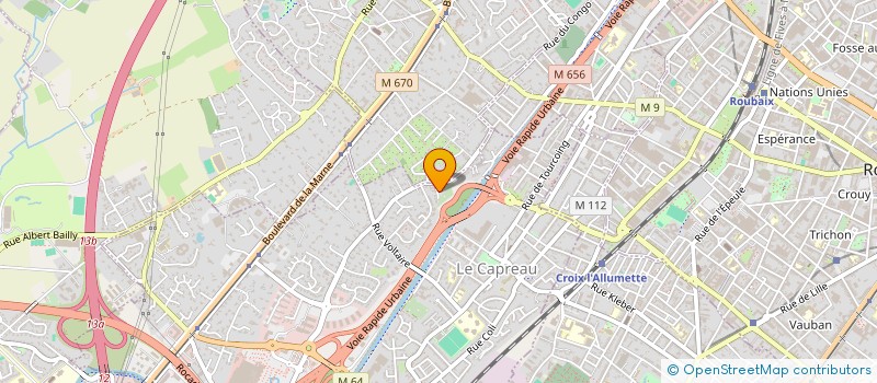 localisation de l'entreprise SD INVEST  WASQUEHAL