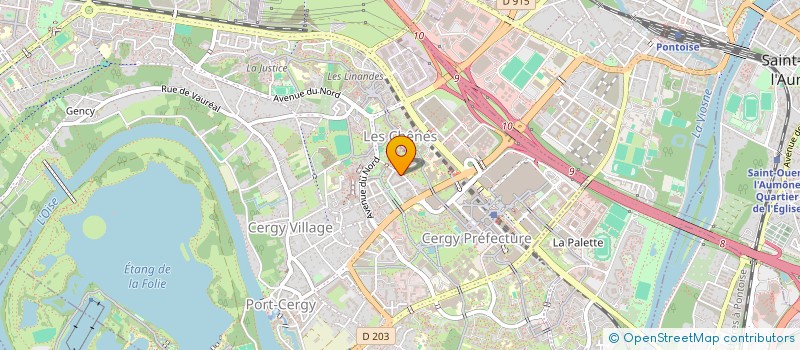 localisation de l'entreprise SD INVEST  CERGY