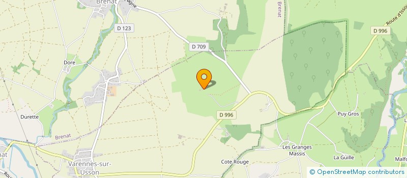 localisation de l'entreprise SD INVEST  VARENNES-SUR-USSON