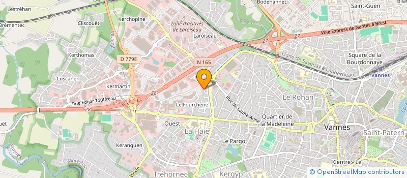 localisation de l'entreprise SD INVEST à VANNES