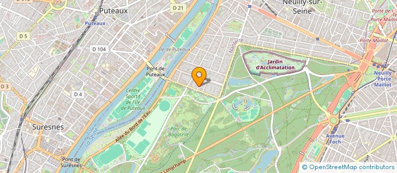 localisation de l'entreprise SD INVEST à NEUILLY-SUR-SEINE