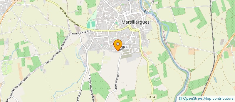 localisation de l'entreprise SD INVEST  MARSILLARGUES