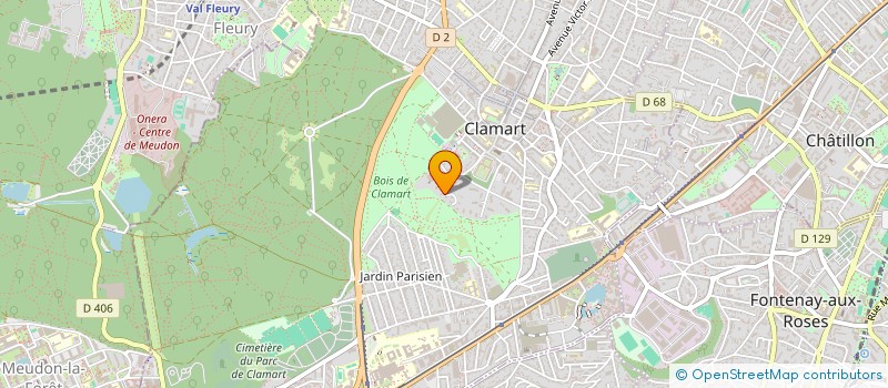 localisation de l'entreprise SD INVESTISSEMENT  CLAMART