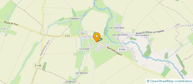 localisation de l'entreprise SD INVESTISSEMENT  CROCY