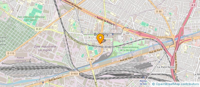 localisation de l'entreprise SD JEUNESSE  BOBIGNY