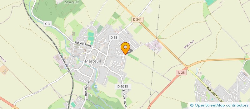 localisation de l'entreprise SD LAVERIE  MARUIL