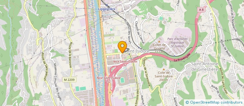 localisation de l'entreprise SD LES ALPILLES  NICE