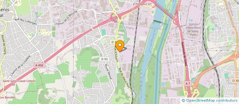 localisation de l'entreprise SD LOCATION  IRIGNY