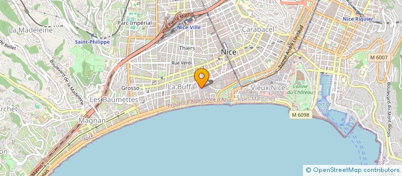 localisation de l'entreprise SD LUNETIER à NICE