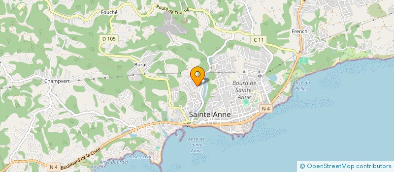 localisation de l'entreprise SD MEDIA à SAINTE-ANNE