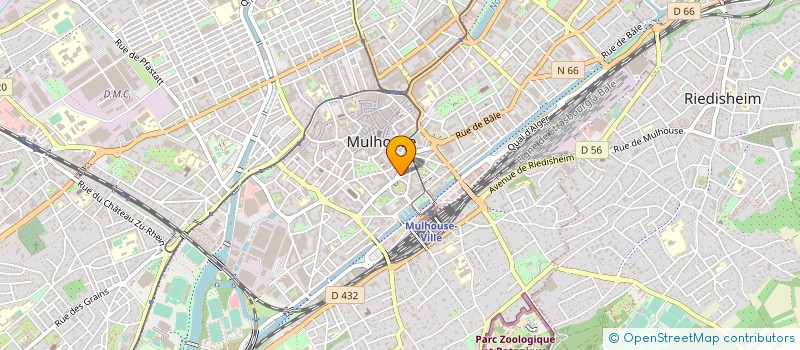localisation de l'entreprise SD MULLER ARCHITECTURE  MULHOUSE