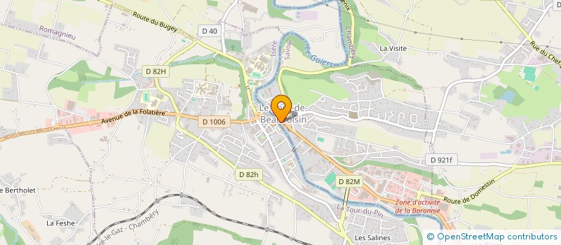 localisation de l'entreprise SD NETTOYAGE  LE PONT-DE-BEAUVOISIN